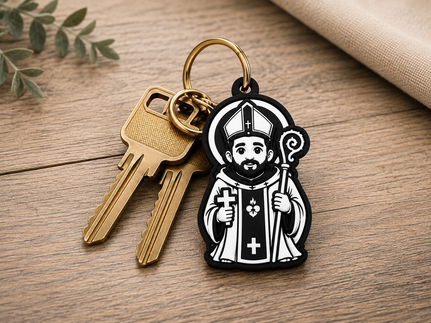 St. Ezekiel Pocket Saint Keychain