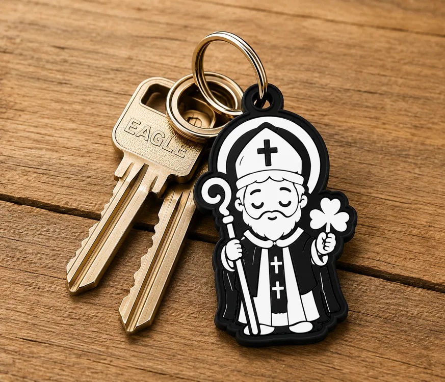 St. Patrick Pocket Saint Keychain